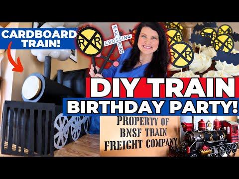 How to Throw an Amazing DIY Train Birthday Party on a Budget