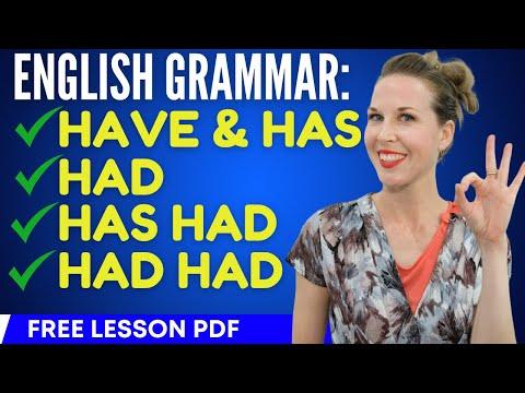 Mastering the Use of 'Have' in English Grammar: A Comprehensive Guide