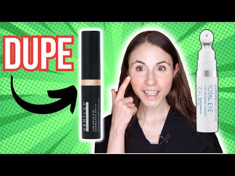 DRMTLGY Luminous Eye Corrector SPF 41: The Ultimate Colorescience Total Eye Dupe Review