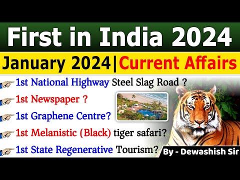 Top Current Affairs in India - January 2024