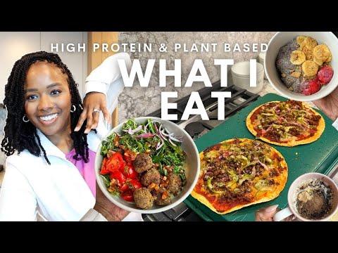 Plant-Based What I Eat In A Day + Life Update | High protein, healthy recipes, easy weeknight dinner