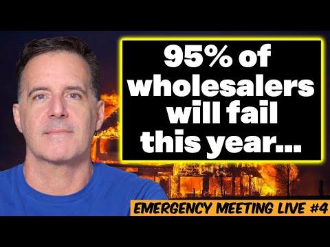 2024 Is Going To Be The Year of Wholesaling Chaos, PREPARE NOW // Emergency Meeting
