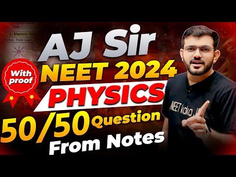 Mastering Physics Problem Solving: NEET 2024 Insights
