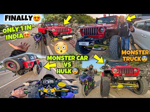Experience the Thrill of Monster Truck vs Hulk in India - A Jaw-Dropping Showdown!
